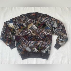 Missoni Vintage patchwork sweater 1980s vintage Missoni